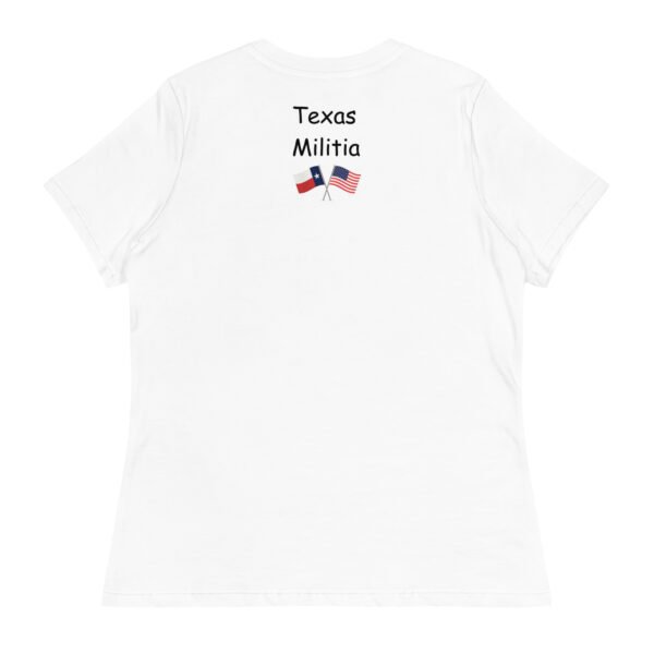 Women's Relaxed T-Shirt Texas Militia - Image 3